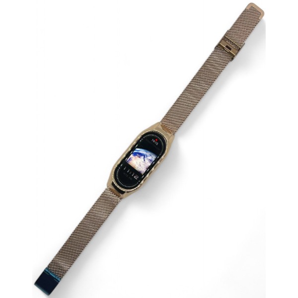 Фото - Ремешок для фитнес-браслета BeCover Metal for Xiaomi Mi Smart Band 9 Rose Gold (711981)