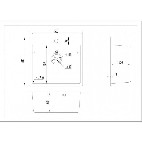 Фото - Мойка кухонная Gunter & Hauer Mindel 5522 Gold