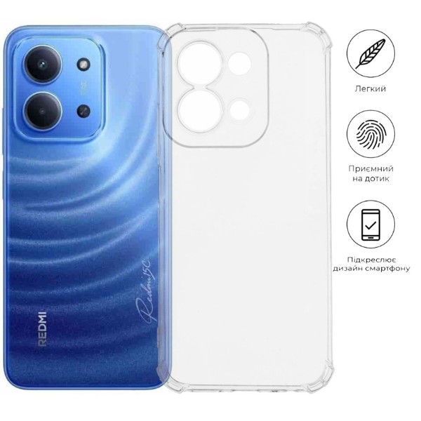 Фото - Чехол для смартфона BeCover Anti-Shock for Xiaomi Redmi 15С 4G/5G Clear (713812)