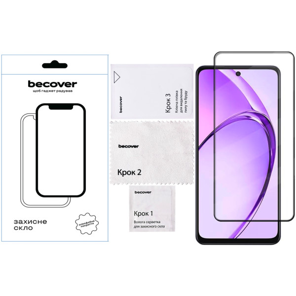 Фото - Захисне скло для смартфону BeCover for  Oppo Reno14 5G Black (713933)