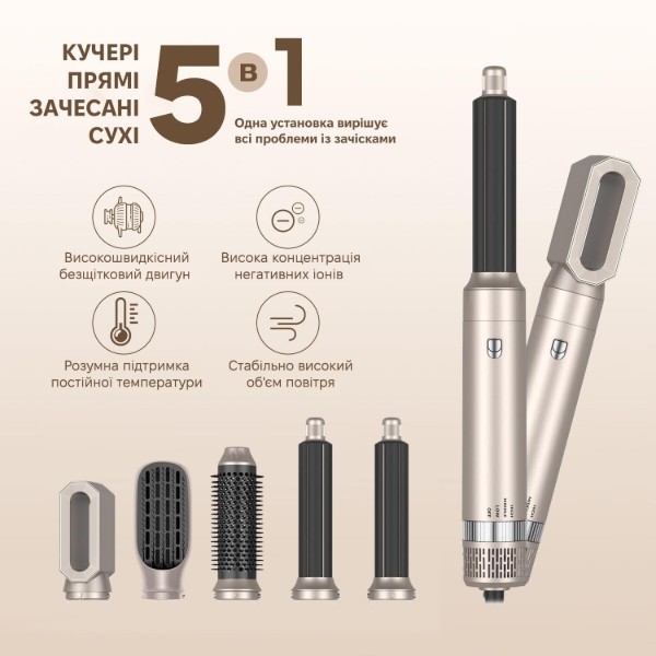 Фото - Стайлер INSPIRE WT-632-5IN1-Gold