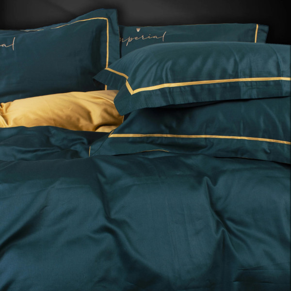 Фото - Комплект постільної білизни MirSon Сатин Imperial Satin Messina 175х210 (2200007179084)