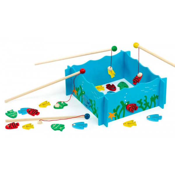 Фото - Ігровий набір для малюка Viga Toys Риболовля (56305)