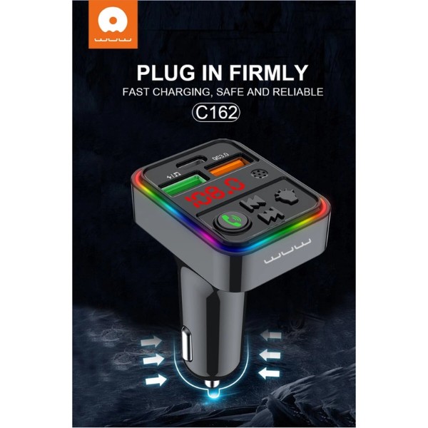 Фото - FM модулятор WUW C162 Black