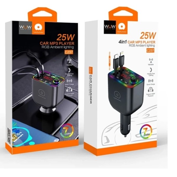 Фото - FM модулятор WUW C237 black