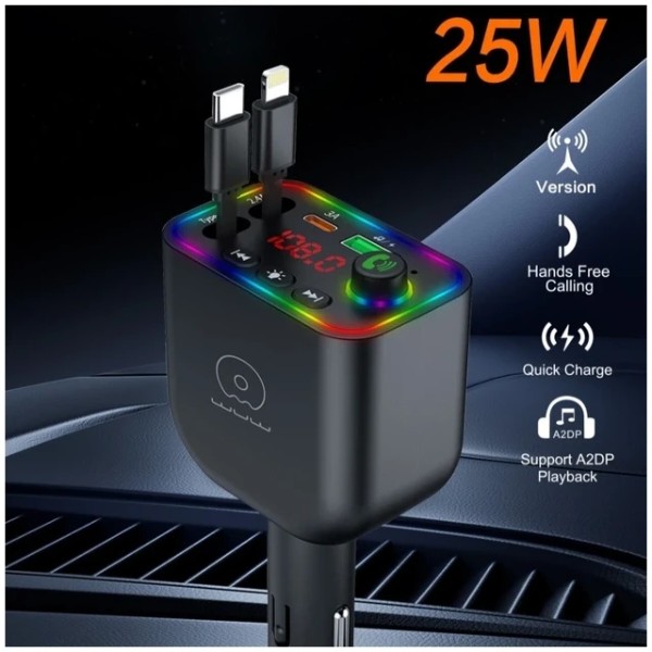 Фото - FM модулятор WUW C237 black