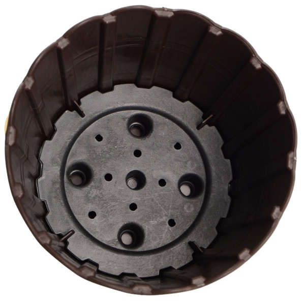 Фото - Вазон VIOLET HOUSE 1047 BAMBOO COFFEE 5 л.