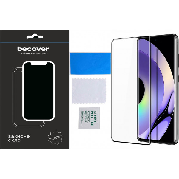 Фото - Захисне скло для смартфону BeCover for Motorola Moto G52/G82 Black (709735)