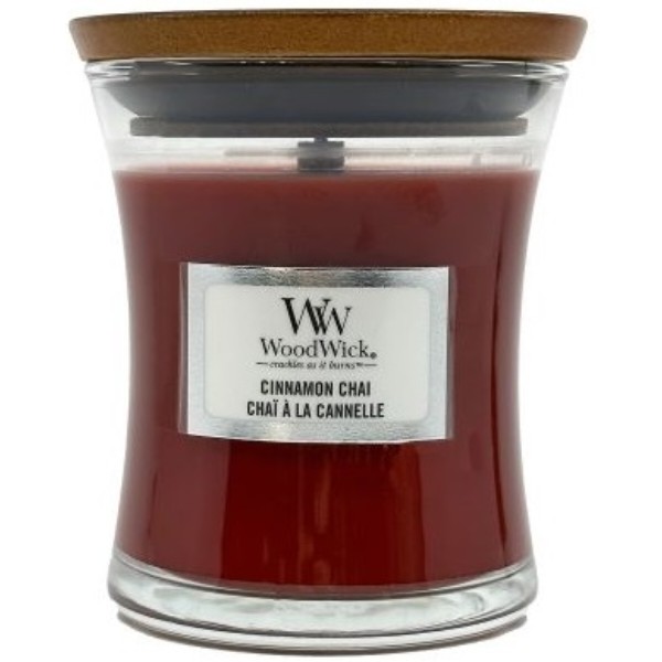 Фото - Свеча стекло Woodwick Mini Cinnamon Chai (Чай с корицей) 85г (98104E) Фото - Свеча стекло Woodwick Mini Cinnamon Chai (Чай с корицей) 85г (98104E)
