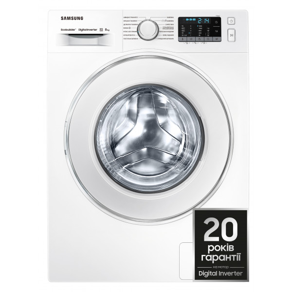 Фото - Пральна машина Samsung WW80J52E0JW/UA