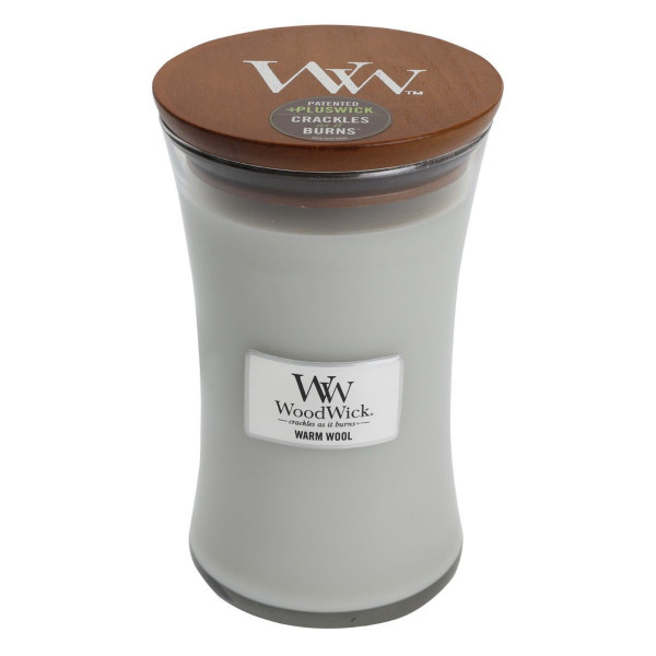 Фото - Свічка скло Woodwick Large Warm Wool (Тепла шерсть) 609г (1725423E)