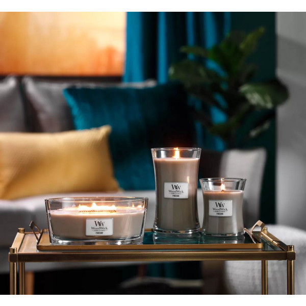 Фото - Свеча стекло Woodwick Medium Fireside (Камин) 275г (92106E)