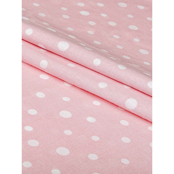 Фото - Простынь полуторная Home Line Горох 150х215 см розовый (176190)