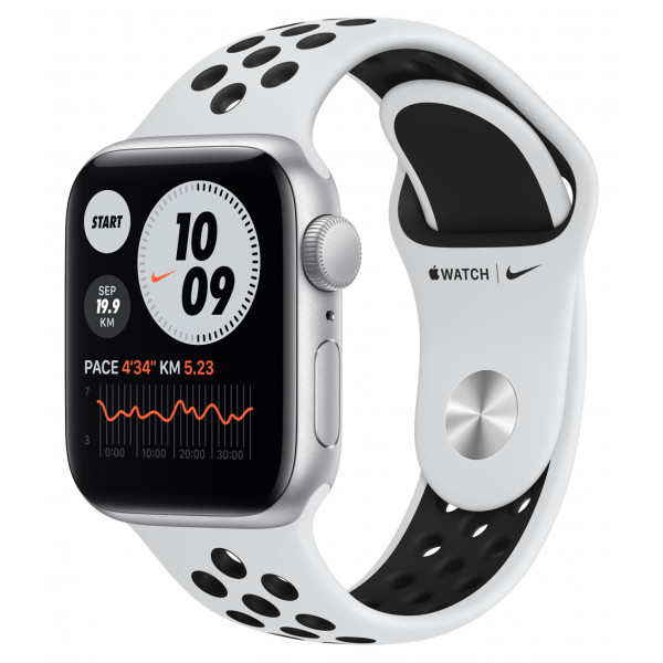 Фото - Смарт-годиник Apple Watch Nike SE 40mm Silver Aluminium Case with Pure Platinum/Black Nike Sport Band