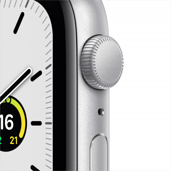 Фото - Смарт-часы Apple Watch SE 44mm Silver Aluminium Case with White Sport Band