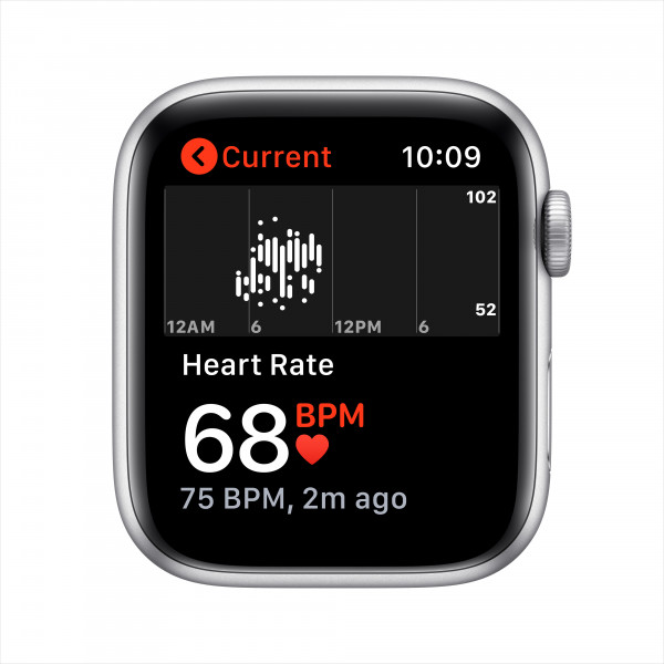 Фото - Смарт-часы Apple Watch SE 44mm Silver Aluminium Case with White Sport Band
