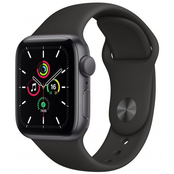 Фото - Смарт-часы Apple Watch SE 44mm Space Gray Aluminium Case with Black Sport Band