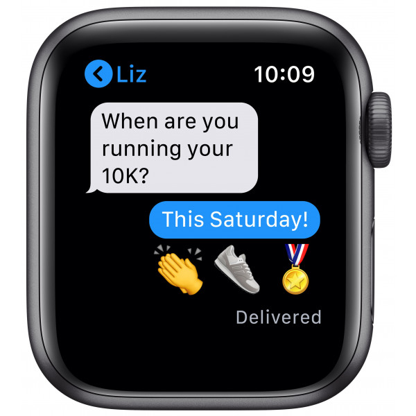 Фото - Смарт-часы Apple Watch SE 44mm Space Gray Aluminium Case with Black Sport Band