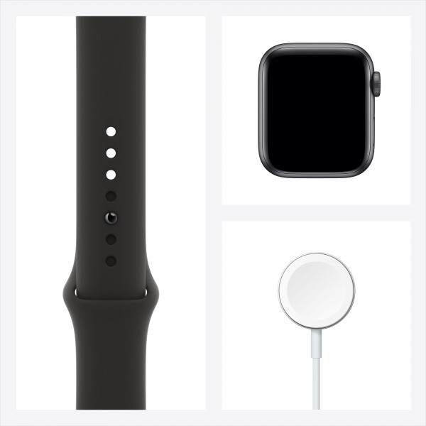 Фото - Смарт-годинник Apple Watch SE 40mm Space Gray Aluminium Case with Black Sport Band