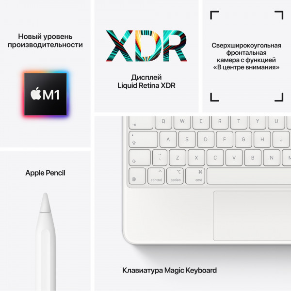 Фото - Планшет Apple iPad Pro 12,9'' Wi-Fi 1TB MHNN3RK/A Silver 2021