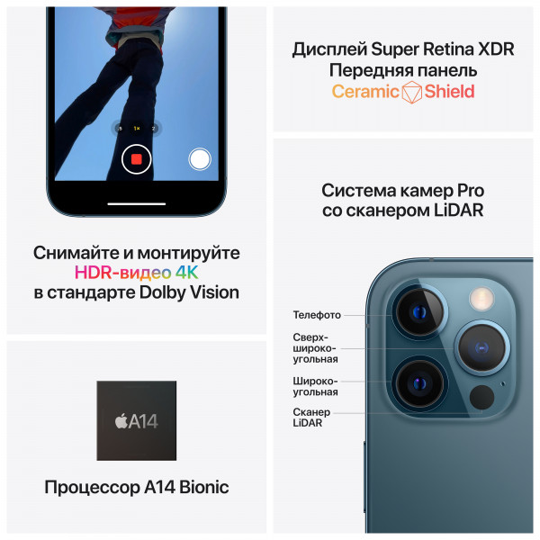 Фото - Смартфон Apple iPhone 12 Pro Max 256Gb Graphite