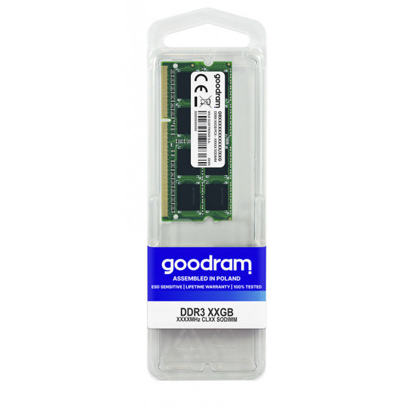 Фото - Уцінка - Память DDR Goodram DDR3 4Gb 1600MH z sodimm GR1600S364L11S/4G