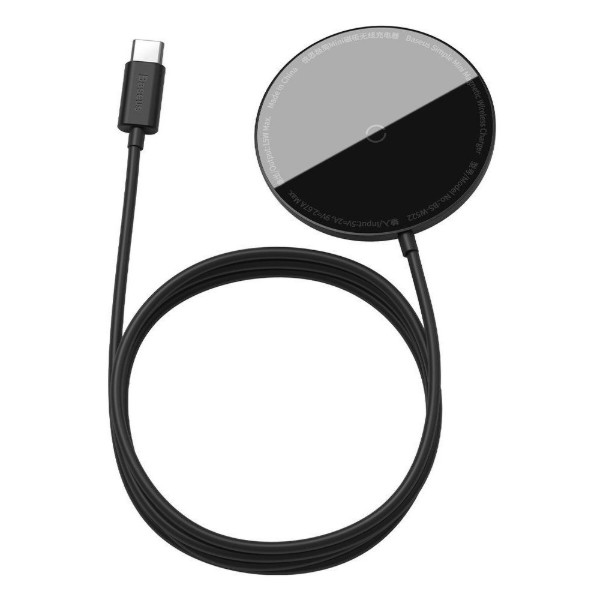 Фото - Беспроводное зарядное устройство Baseus Simple Mini Magnetic 15W (WXJK-F01)