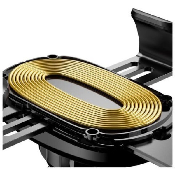 Фото - Автодержатель с беспроводной зарядкой Baseus Wireless Charger Gravity Car Mount Black (WXYL-01)