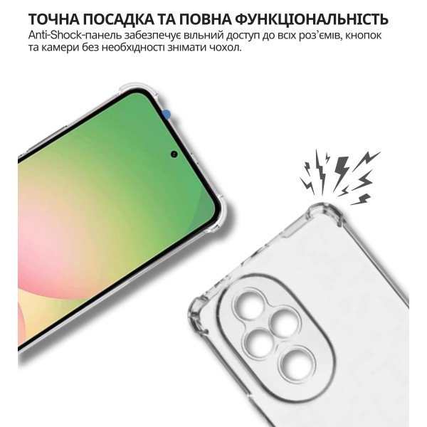Фото - Чохол для смартфону BeCover Anti-Shock for Honor 200 Clear (714953)