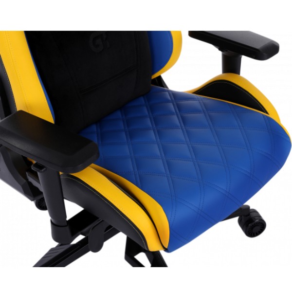Фото - Кресло для геймеров GT Racer X-0724 Blue/Yellow