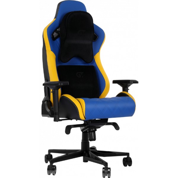 Фото - Кресло для геймеров GT Racer X-0724 Blue/Yellow