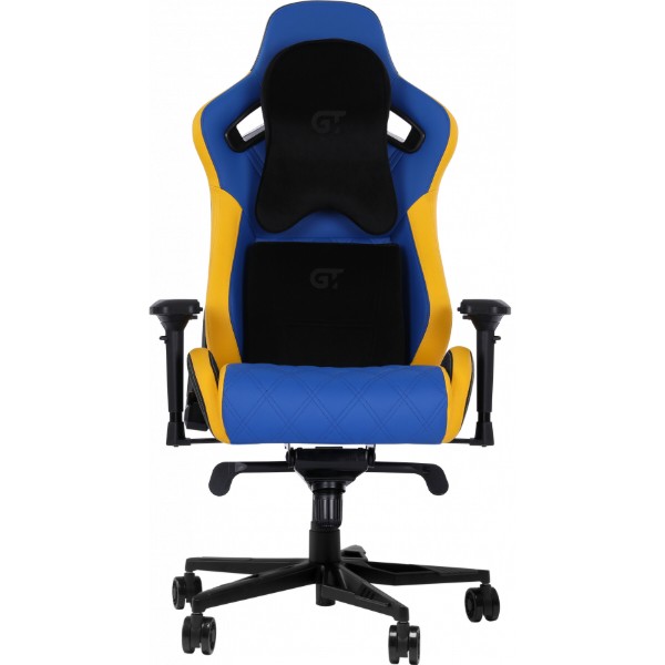 Фото - Кресло для геймеров GT Racer X-0724 Blue/Yellow