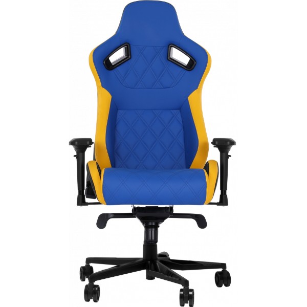 Фото - Кресло для геймеров GT Racer X-0724 Blue/Yellow