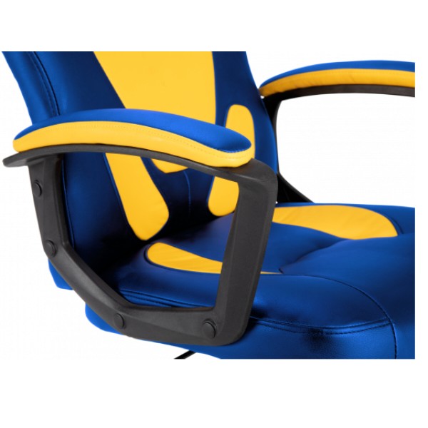 Фото - Крісло для геймерів GT Racer X-1414 Blue/Yellow (Kids)