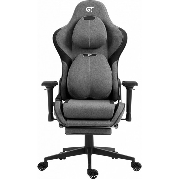 Фото - Крісло для геймерів GT Racer X-2308 Fabric Gray/Black