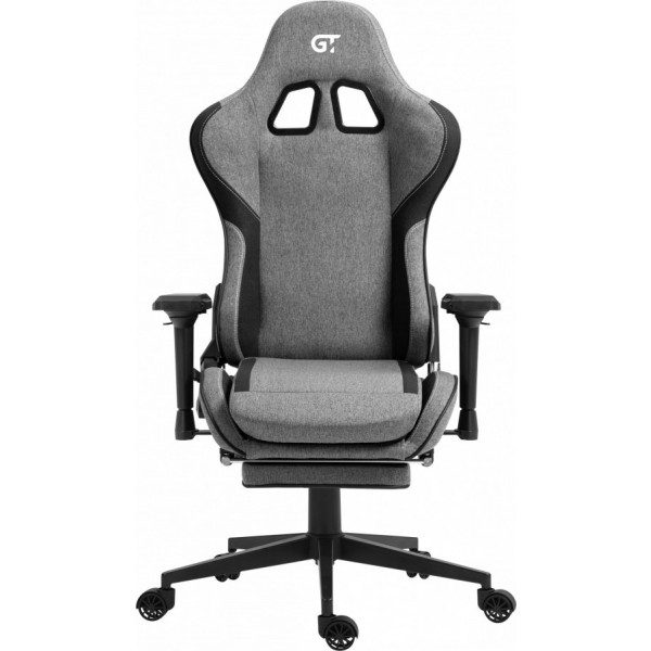 Фото - Крісло для геймерів GT Racer X-2308 Fabric Gray/Black