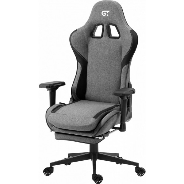Фото - Крісло для геймерів GT Racer X-2308 Fabric Gray/Black