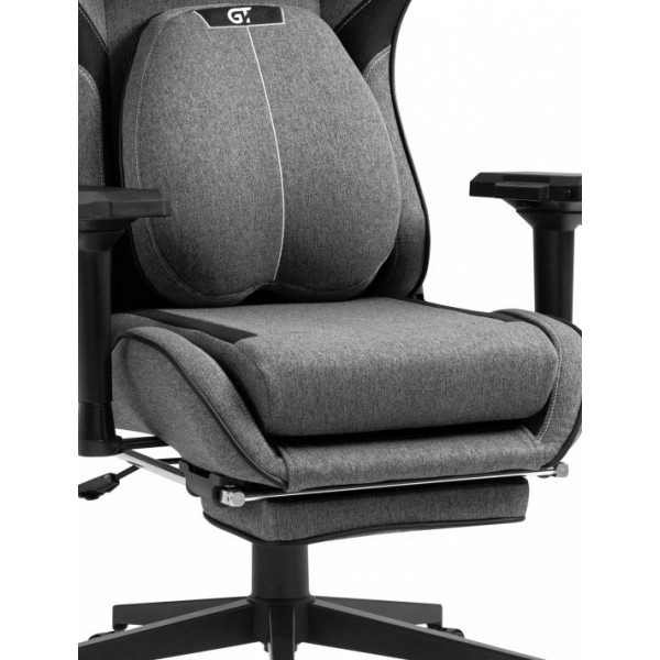 Фото - Крісло для геймерів GT Racer X-2308 Fabric Gray/Black