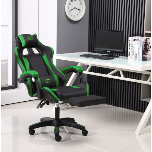 Фото - Кресло для геймеров GT Racer X-2323 Black/Green