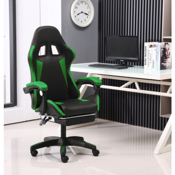 Фото - Кресло для геймеров GT Racer X-2323 Black/Green