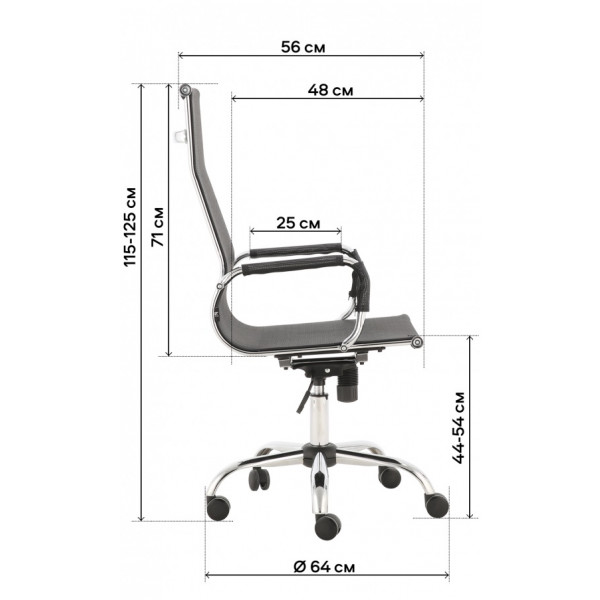Фото - Крісло офісне GT Racer X-2816B Mesh Grey