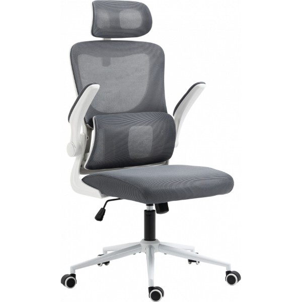 Фото - Кресло офисное GT Racer X-5728 White/Gray