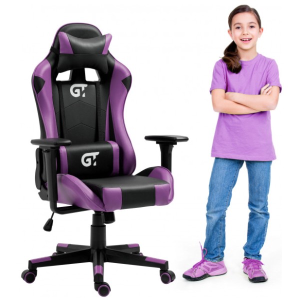 Фото - Кресло для геймеров GT Racer X-5934-B Kids Black/Violet