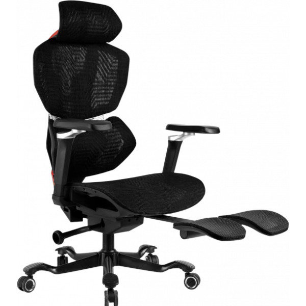 Фото - Крісло для геймерів GT Racer X-7001 Black/Red