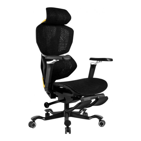 Фото - Крісло для геймерів GT Racer X-7001 Black/Yellow