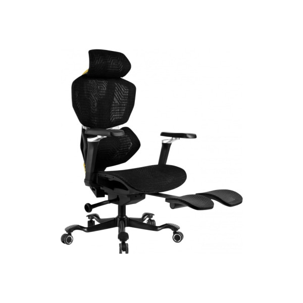 Фото - Крісло для геймерів GT Racer X-7001 Black/Yellow