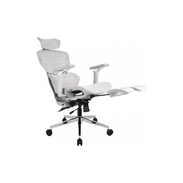 Фото - Крісло для геймерів GT Racer X-7002 Gray/Gray/Light Gray (Massage)