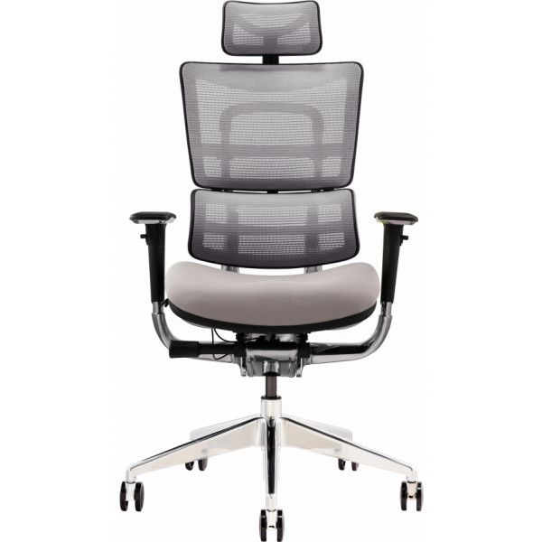 Фото - Крісло офісне GT Racer X-801 Bright Gray (W-20 B-40)