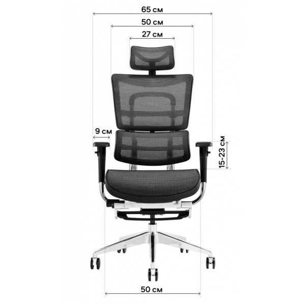 Фото - Крісло офісне GT Racer X-802L Bright Gray (W-20 B-40)