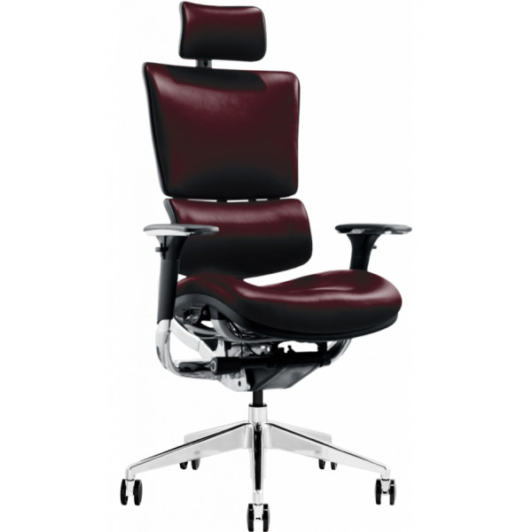 Фото - Крісло офісне GT Racer X-807 Leather Burgundy (P-01)